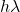 h\lambda