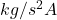 kg/s^{2}A