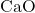 \text{CaO}