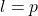 l = p