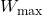 W_{\text{max}}