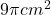 9\pi cm^2