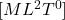 [ML^2T^0]