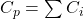 C_p=\sum C_i