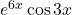 e^{6x}\cos 3x