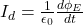 I_d = \frac{1}{\epsilon_0} \frac{d\phi_E}{dt}
