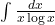 \int \frac{dx}{x\log x}