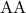 \text{AA}
