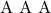 \text{A~A~A}