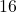 \text{16}