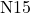 \text{N}15