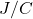J/C