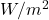 W/m^2