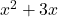 x^2 + 3x