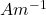 A m^{-1}
