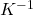 K^{-1}
