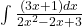 \int \frac{(3x+1)dx}{2x^2-2x+3}
