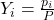 Y_i = \frac{p_i}{P_{\text{कुल}}}