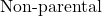 \text{Non-parental}