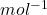 mol^{-1}