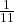 Rendered by QuickLaTeX.com \frac{1}{11}