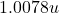 1.0078 u