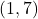 (1, 7)