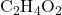 \text{C}_2\text{H}_4\text{O}_2