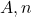 A, n