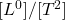 [L^0]/[T^2]
