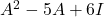 A^2 - 5A + 6I