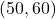 (50, 60)