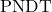 \text{PNDT}