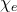 \chi_e