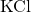 \text{KCl}