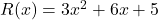 R(x) = 3x^2+6x+5