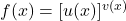 f(x) = [u(x)]^{v(x)}