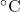 ^\circ\text{C}