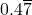 Rendered by QuickLaTeX.com 0.4\overline{7}