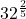 32^{\frac{2}{5}}