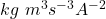 kg~m^3s^{-3}A^{-2}