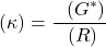 \[\text{चालकता } (\kappa) = \frac{\text{सेल स्थिरांक } (G^*)}{\text{प्रतिरोध } (R)}\]