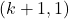 (k+1, 1)