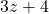 3z+4