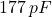 177\,pF