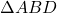\Delta ABD