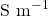 \text{S m}^{-1}