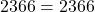 2366 = 2366