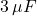 3\,\mu F