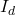 I_d